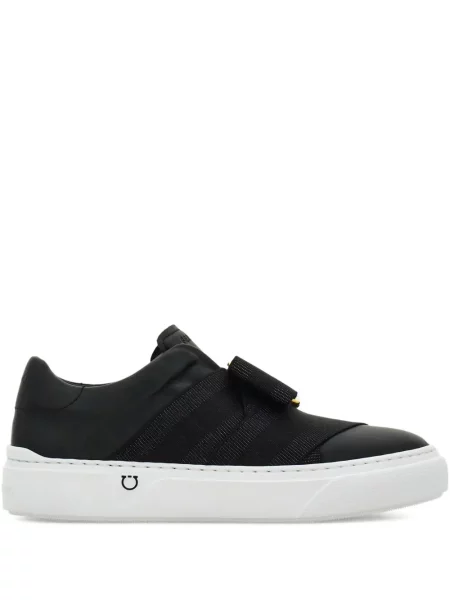 Chiloți Ferragamo cu funde slip-on negru
