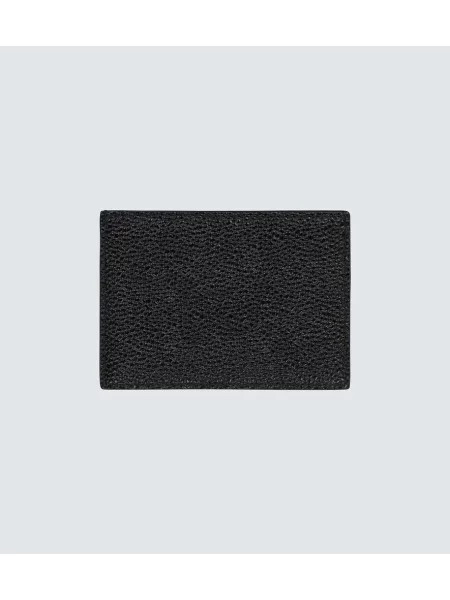 Portofel Thom Browne din piele negru