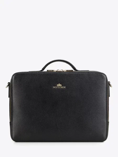 Torba na laptopa dwukomorowa czarna