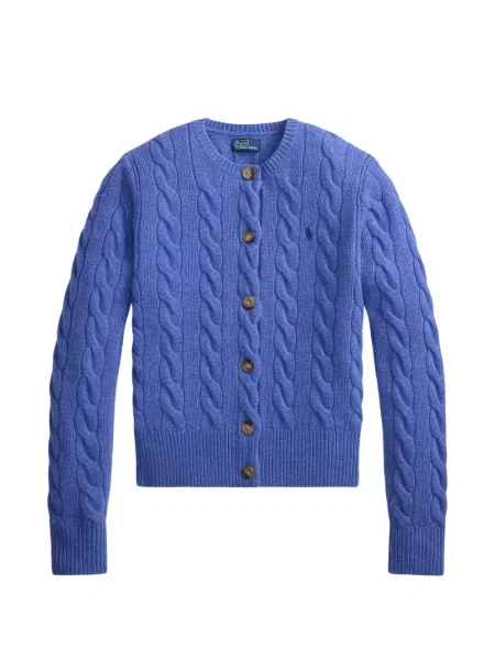 Велурени бягане с яка чорапи Polo Ralph Lauren синьо