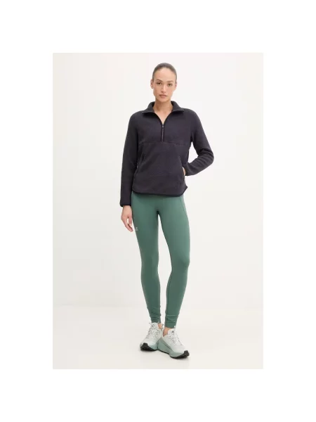 Jack Wolfskin legginsy Wildstride zielone
