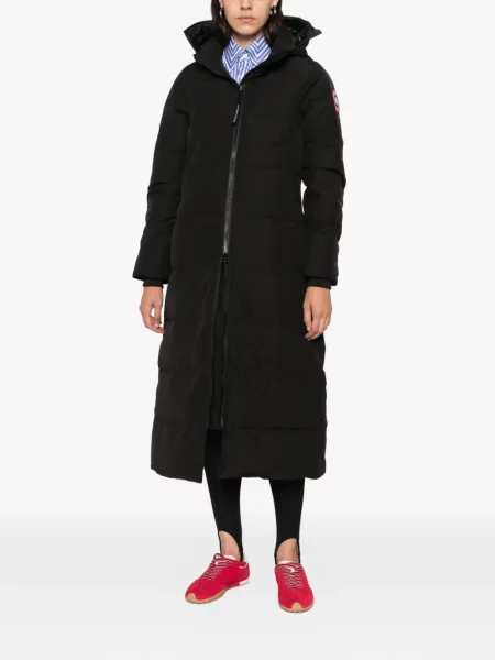 Matlasat geacă parka Canada Goose negru