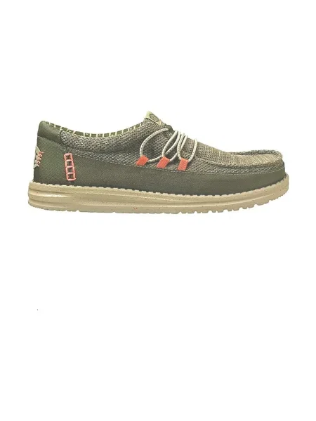 Pantofi Heydude stretch verde