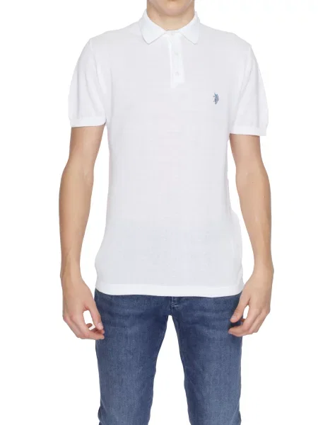 Polo majica U.s. Polo Assn. s potiskom bela