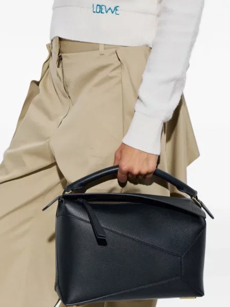 Geantă shopper Loewe din piele negru