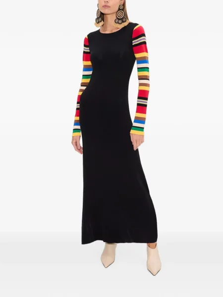 Rochie maxi Simon Miller cu dungi negru