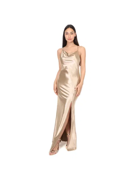 Haljina La Modeuse zlatna