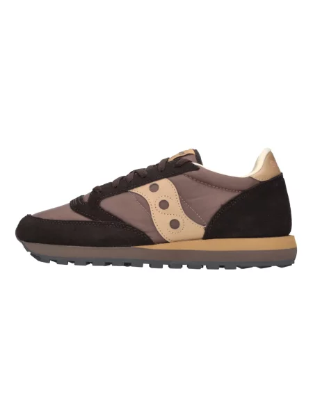 Sneakersy Saucony zamszowe brązowe