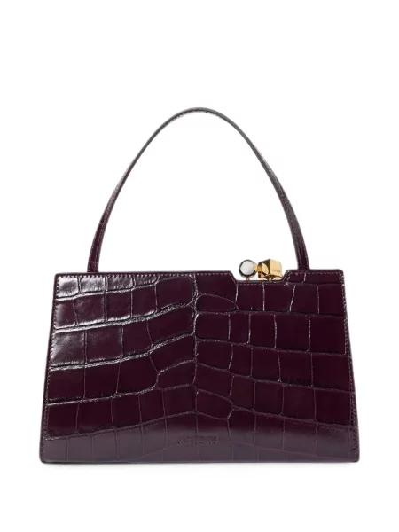 Geantă Jacquemus din piele violet