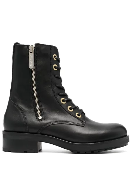 Botine Tommy Hilfiger biker negru