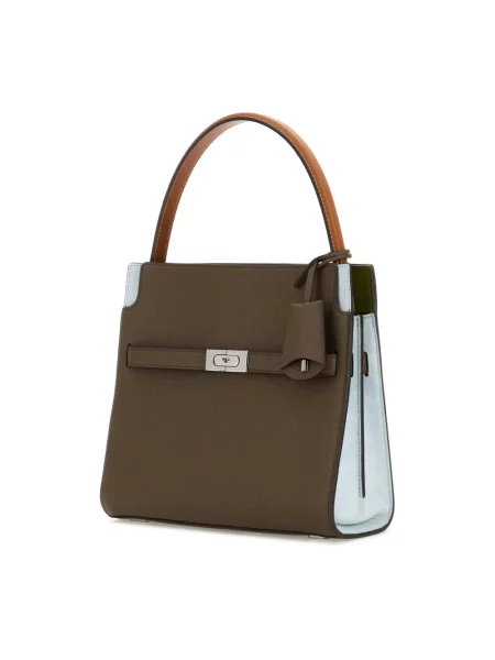 Torebka Tory Burch skórzana szara