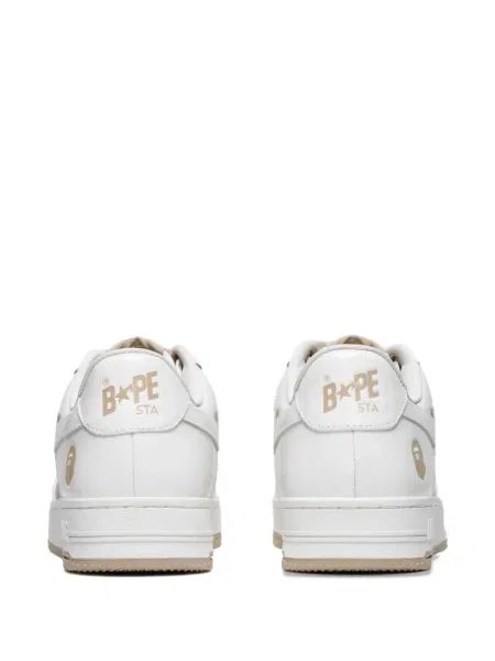 Sneakerși A Bathing Ape® din piele alb