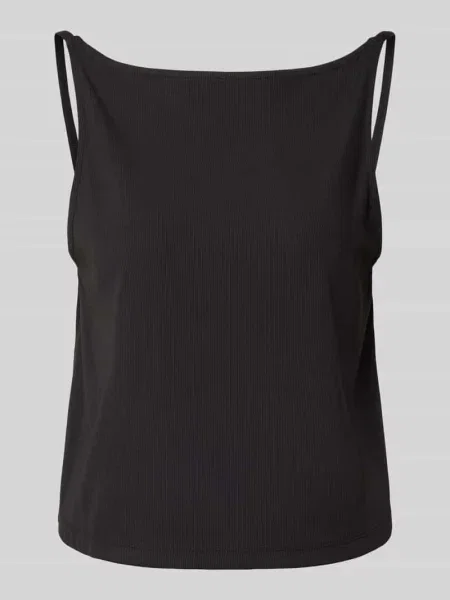 Top Calvin Klein Jeans z autografem czarny