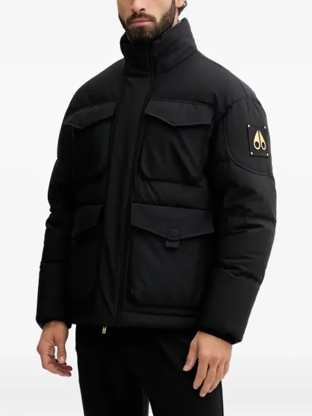 Geacă Moose Knuckles cu glugă negru