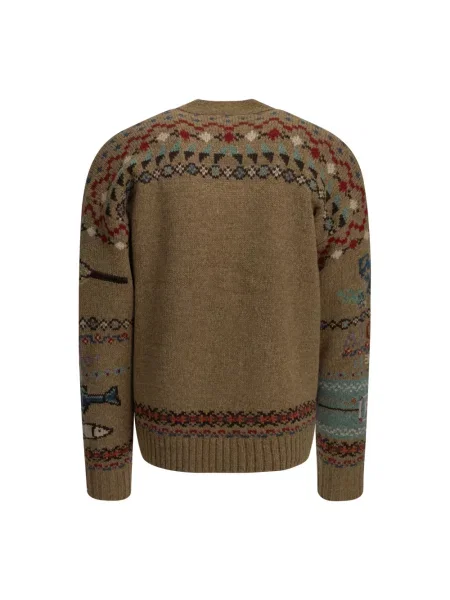 Kardigan Polo Ralph Lauren wełniany brązowy
