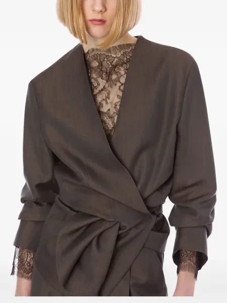 Blúzka Alberta Ferretti sivá