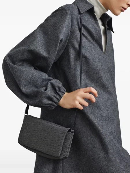 Geanta crossbody Brunello Cucinelli negru