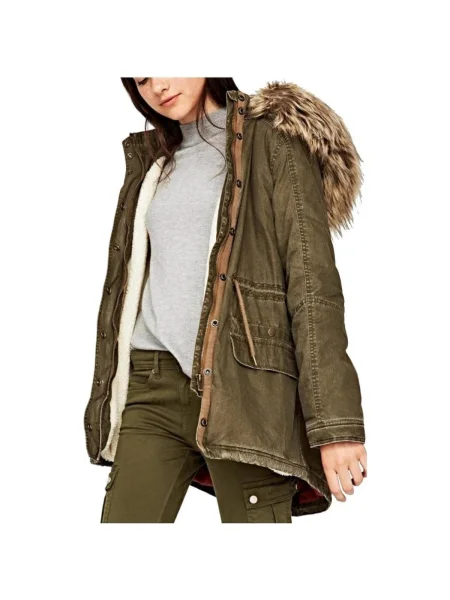 Geacă de blugi copii Pepe Jeans verde