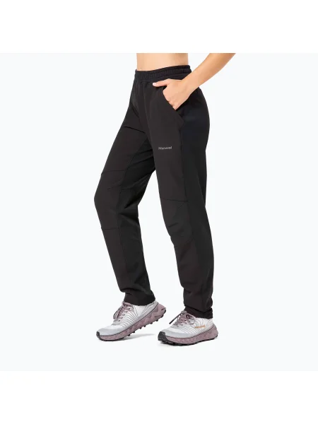 Дамски панталони за бягане NNormal Active Warm svart/black черно