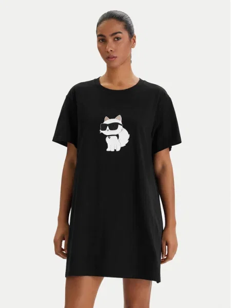 KARL LAGERFELD Cămașă de noapte negru