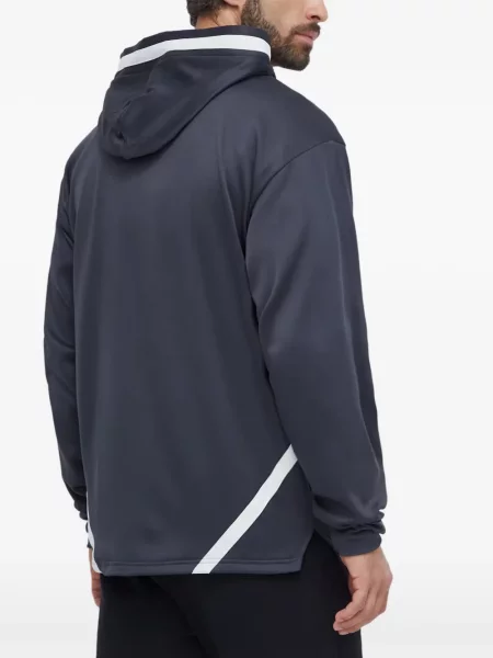 Pantaloni scurți Adidas alergare cu decolteu rotund plasă negru