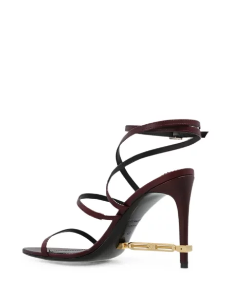 Sandale Dsquared2 din piele roșu