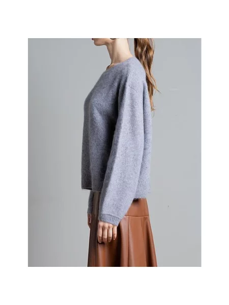 Sweter Kaos wełniany szary
