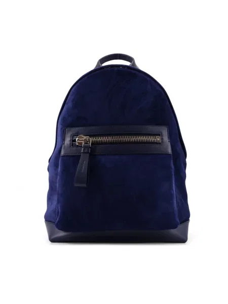 Torba Tom Ford zamszowa niebieska