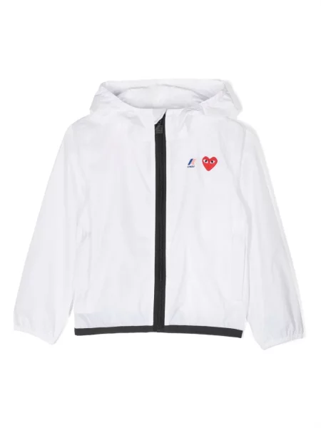 Kurtka dziecięca Comme Des Garcons Play biała