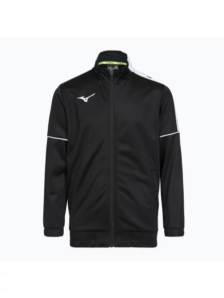 Bluză de antrenament pentru copii Mizuno Knitted Track black negru