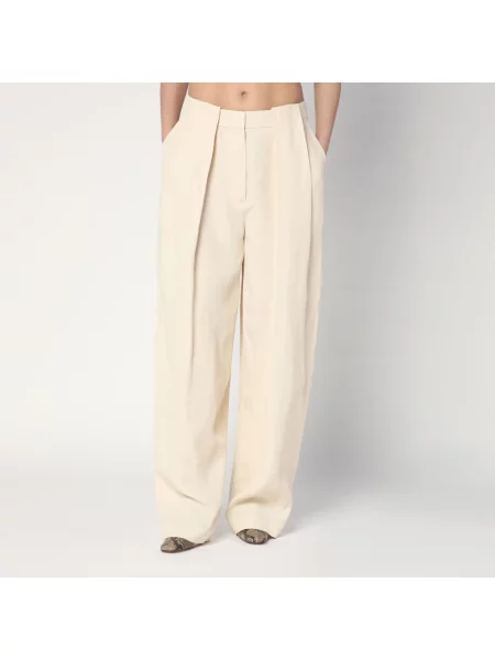 Spodnie Stella Mccartney beżowe
