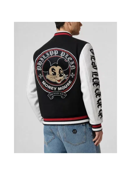 Kurtka skórzana Philipp Plein czarna