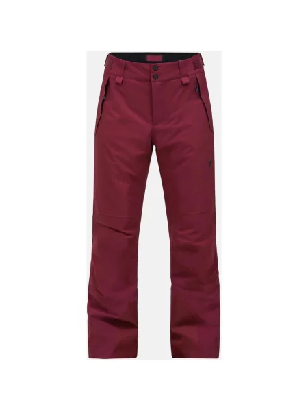 Długie spodnie Peak Performance Anima HIPE 2L Insulated Shell bordowy XS czerwony