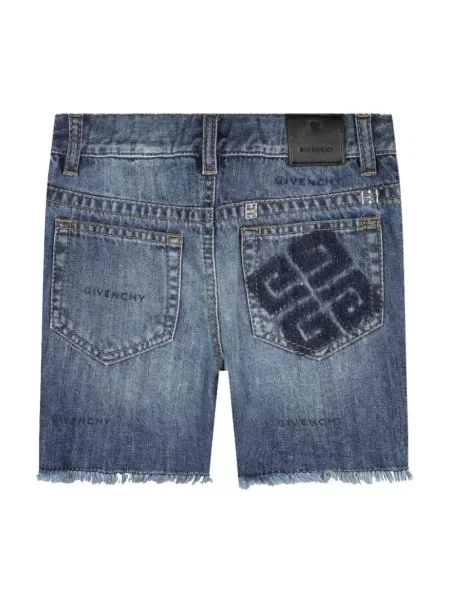 Szorty jeansowe dziecięce Givenchy niebieskie