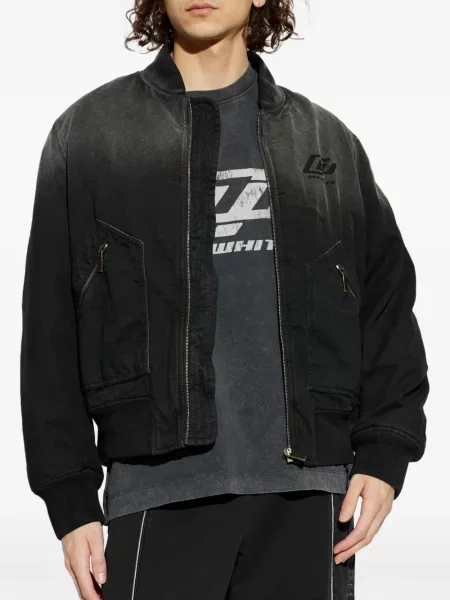 Geacă bomber Off-white alb
