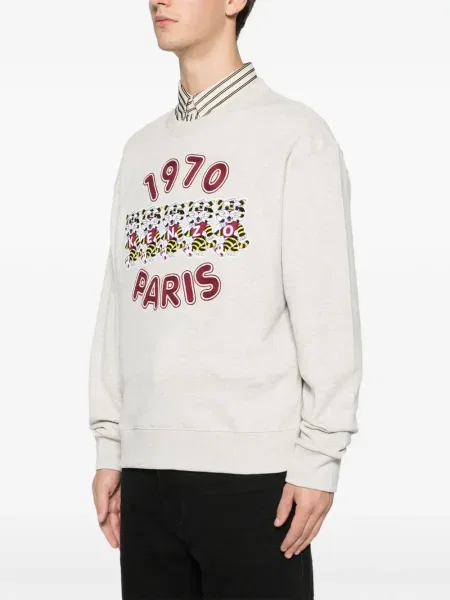 Hanorac crewneck Kenzo gri