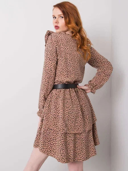 Rochie Fashionhunters de costum bej