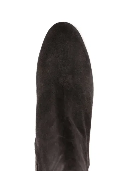 Botine Agl din piele de căprioară gri
