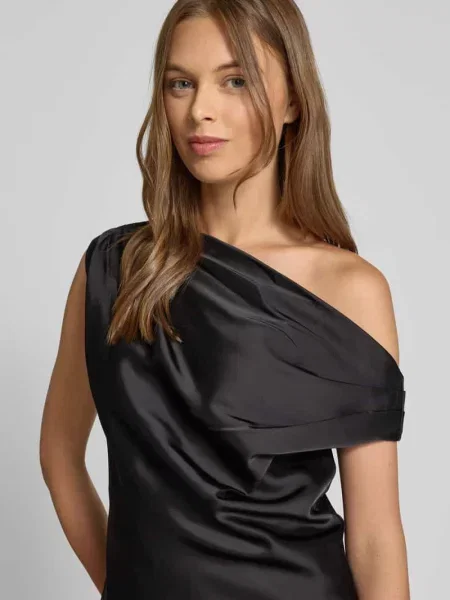 Top Ralph Lauren z odkrytymi ramionami czarny
