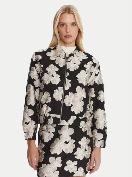 French Connection Kurtka bomber Boxy Fit czarny