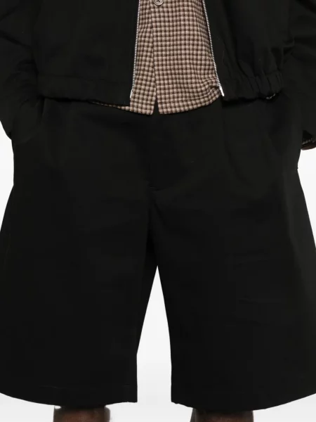 Pantaloni scurți Our Legacy din țesătură twill negru