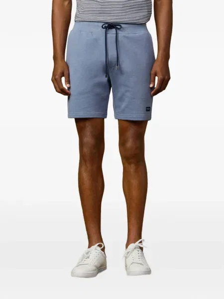 Pantaloni scurți Hackett London cu autograf albastru