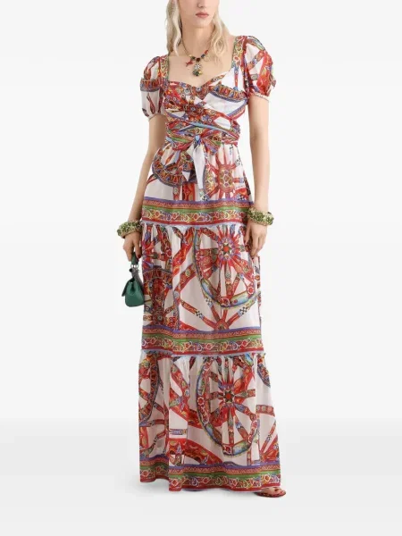 Lung rochie Dolce & Gabbana cu imagine negru