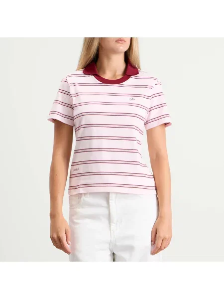 Koszulka polo Adidas różowa
