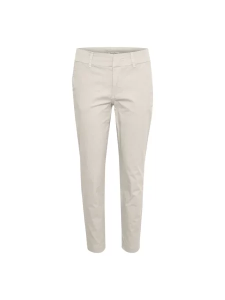 Spodnie Part Two eleganckie beżowe