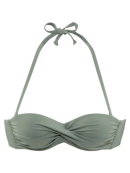 S.Oliver Bikini zgornji del pastelno zelena