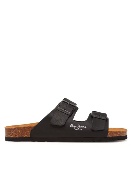 Klasické pantofle Pepe Jeans černé