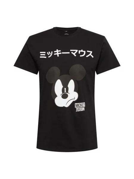 Mister Tee Tricou Mickey Japanese / alb / gri bazalt negru