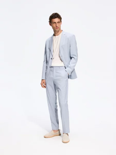 Reserved Футболка regular fit з ліоцелом бежевий