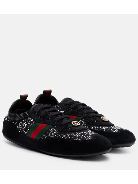 Superge Gucci iz semiša črna